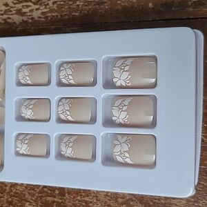 2/$16 Floral French Manicure Press On Nails